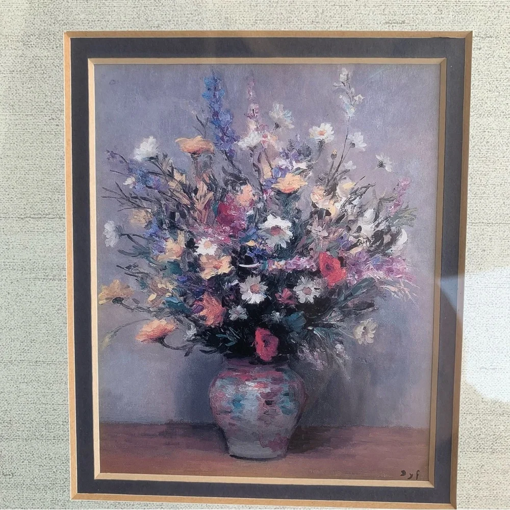 Reprint of “Beautiful Vase of Flowers” France